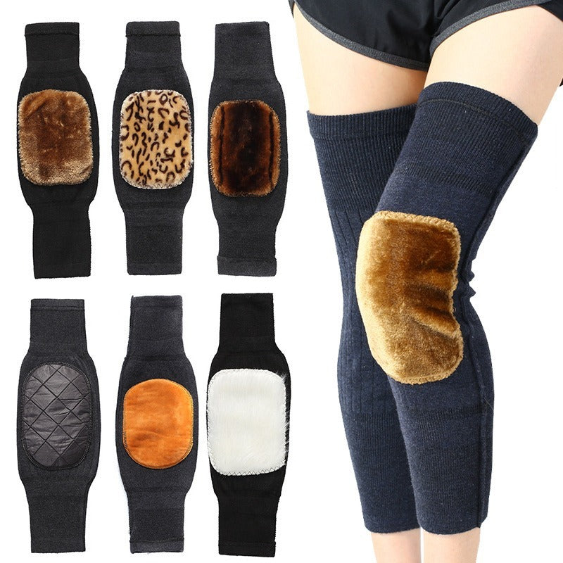 Winter Knitted Knee Pads, Cold Resistant & Warm