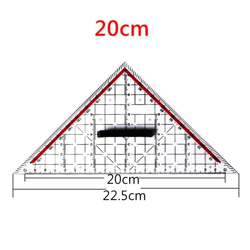 Triangle Ruler Protractor Measurement Stationery