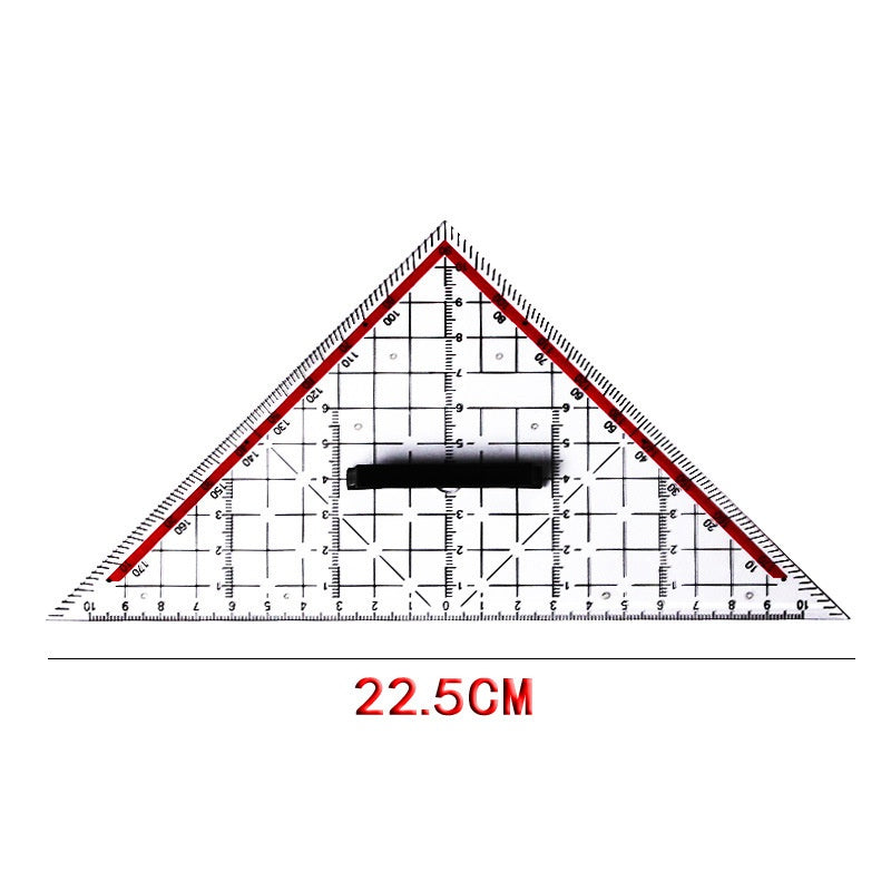 Triangle Ruler Protractor Measurement Stationery
