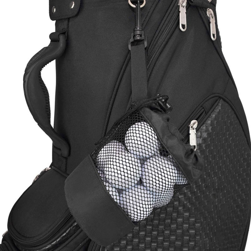 Portable Nylon Golf Ball Pouch Bag with Hook