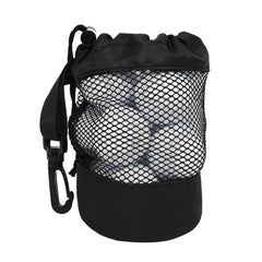 Portable Nylon Golf Ball Pouch Bag with Hook