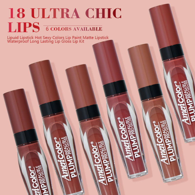 Matte Lipstick Natural Waterproof Long Lasting Lip Tint