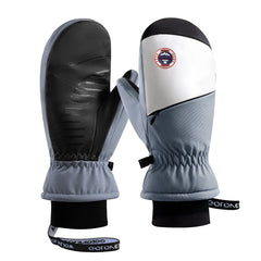 Winter Skiing Gloves Unisex Windproof Waterproof Thickened Warm 5 Finger Gloves