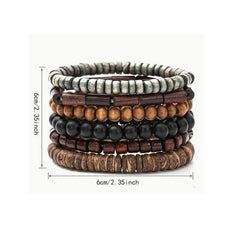 DIY Multicolor Braided Bracelet Set Hand Rope Accessories
