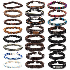 DIY Multicolor Braided Bracelet Set Hand Rope Accessories