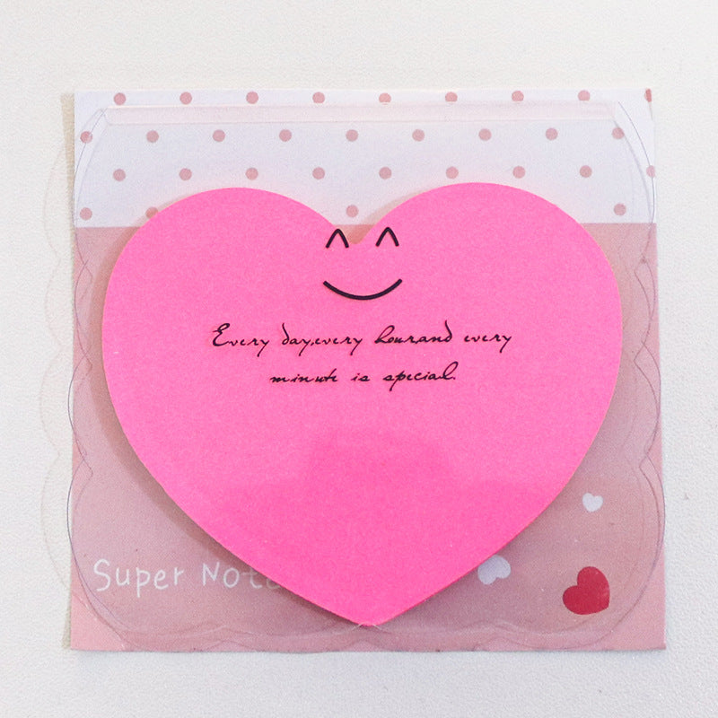 30 Shaped Fluorescent Memo Stickers Cartoon Sticky Notes