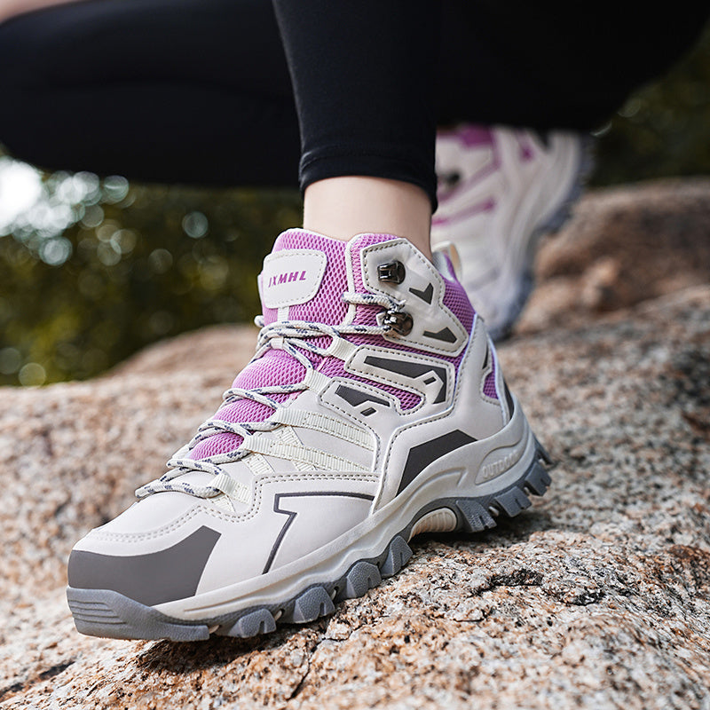 Women's Non-Slip Walking Shoes - Shockproof Camping Shoes