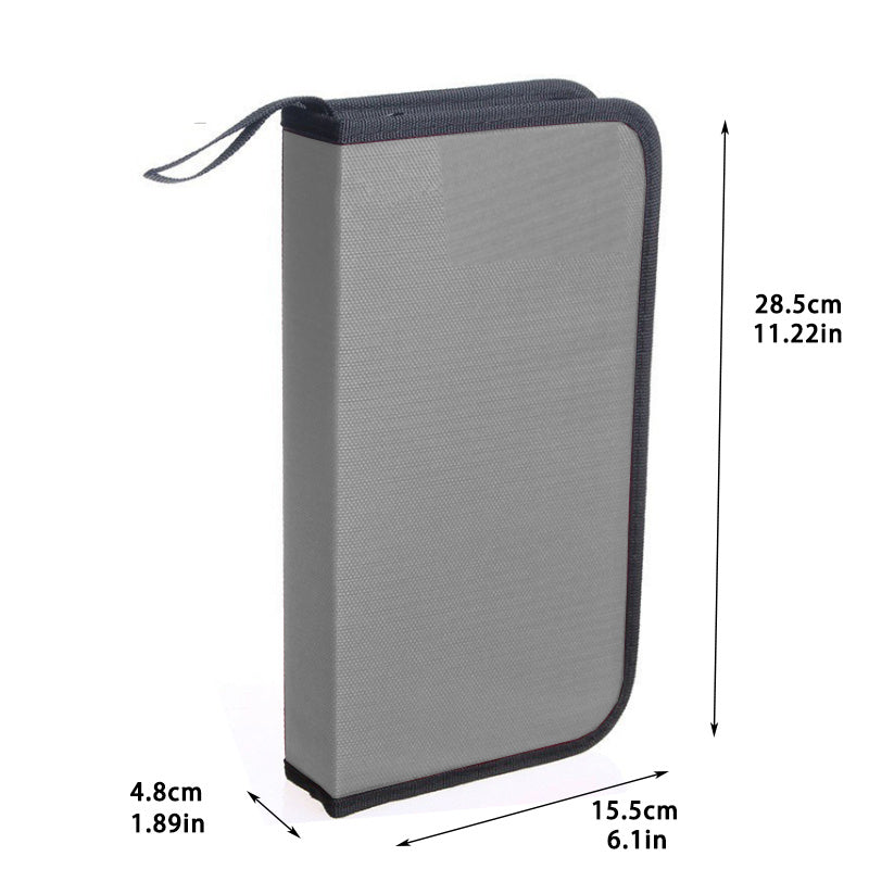 DVD Storage Box Card Album 80 Discs 5 Colors