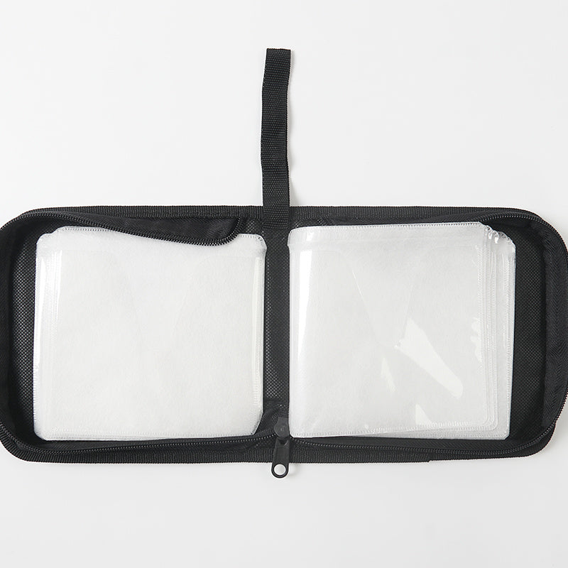CD DVD Storage Bag Portable Case 40 Disc Capacity Car Travel Organizer