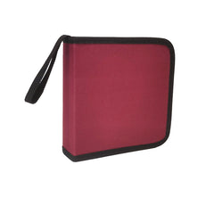 CD DVD Storage Bag Portable Case 40 Disc Capacity Car Travel Organizer