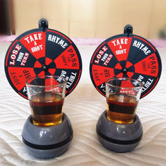 Turntable Wine Glasses Bar Drinking Entertainment Supplies Toys