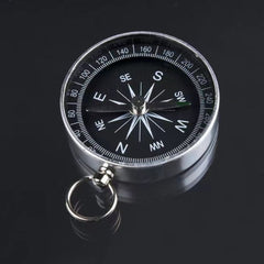 G44 Mini Pocket Compass Keychain Pendant for Outdoor Adventure Travel