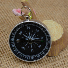 G44 Mini Pocket Compass Keychain Pendant for Outdoor Adventure Travel