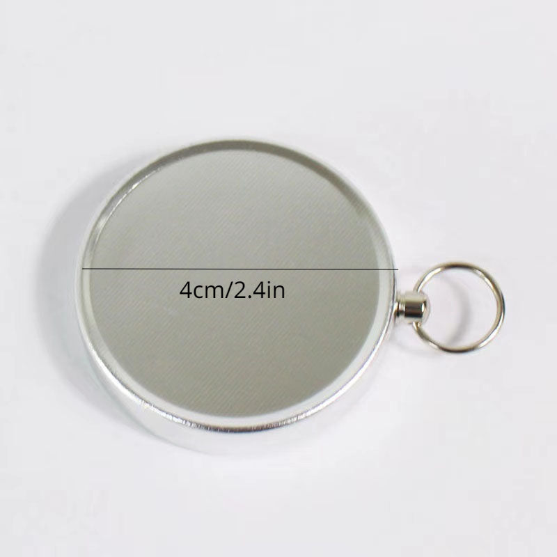 G44 Mini Pocket Compass Keychain Pendant for Outdoor Adventure Travel