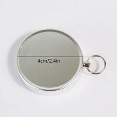 G44 Mini Pocket Compass Keychain Pendant for Outdoor Adventure Travel