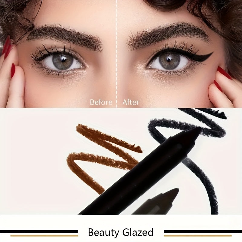 Matte Gel Eyeliner Pencil Set - Waterproof & Long Lasting