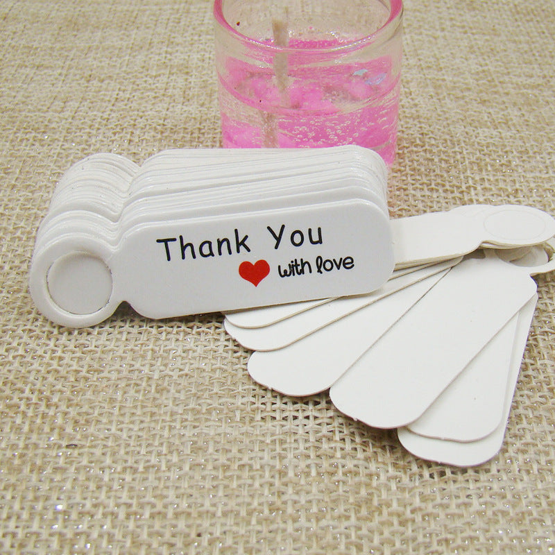 100pcs Small Baking Labels DIY Jewelry Material Tags