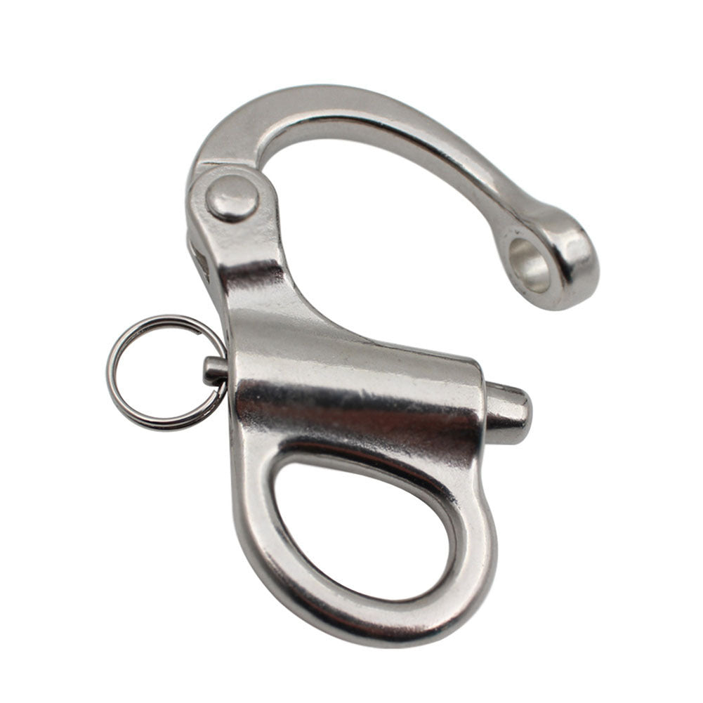 Stainless Boat Anchor Chain Eye Shackle Swivel Hook Snap 52 36mm