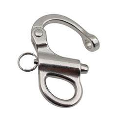 Stainless Boat Anchor Chain Eye Shackle Swivel Hook Snap 52 36mm