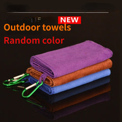 Outdoor Fishing Hand Towels with Carabiners - Small Hand Towels for Camping
