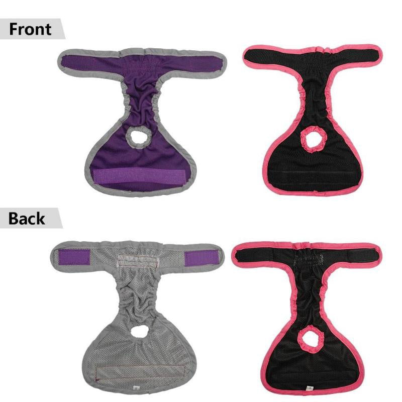 Washable Female Dog Diapers Reusable Dog Diaper Wrap Absorbent Comfortable