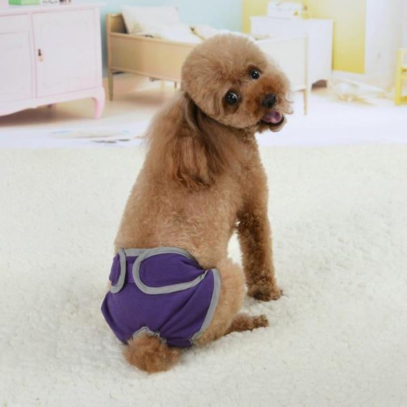 Washable Female Dog Diapers Reusable Dog Diaper Wrap Absorbent Comfortable
