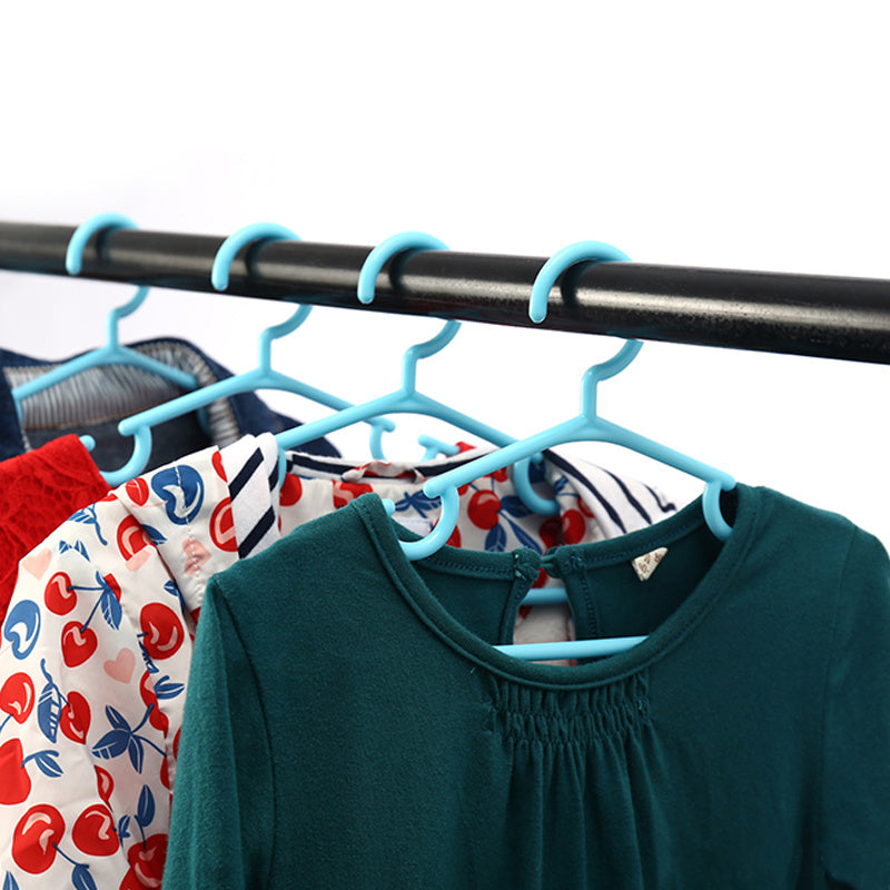 4pcs Portable Children Clothes Hanger Toddler Baby Coat Plastic Hangers