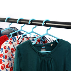 4pcs Portable Children Clothes Hanger Toddler Baby Coat Plastic Hangers