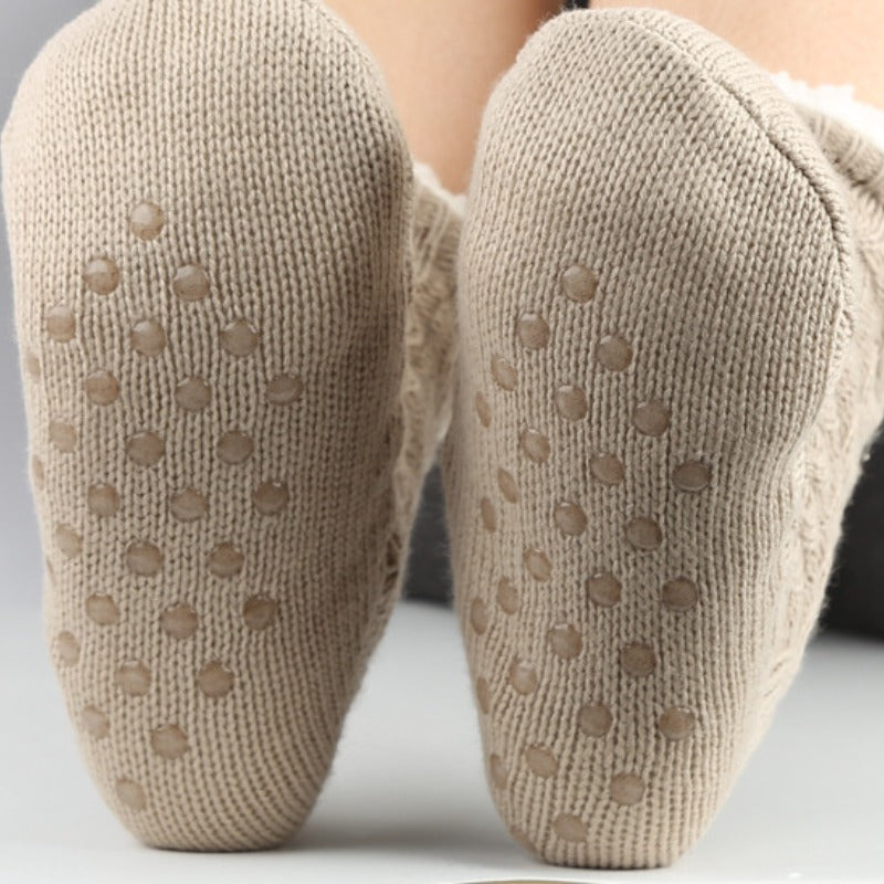 Winter Thickened Warm Plus Velvet Non slip Socks Christmas Gift