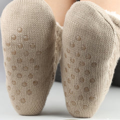 Winter Thickened Warm Plus Velvet Non slip Socks Christmas Gift