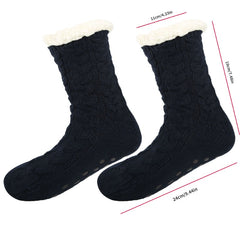 Winter Thickened Warm Plus Velvet Non slip Socks Christmas Gift