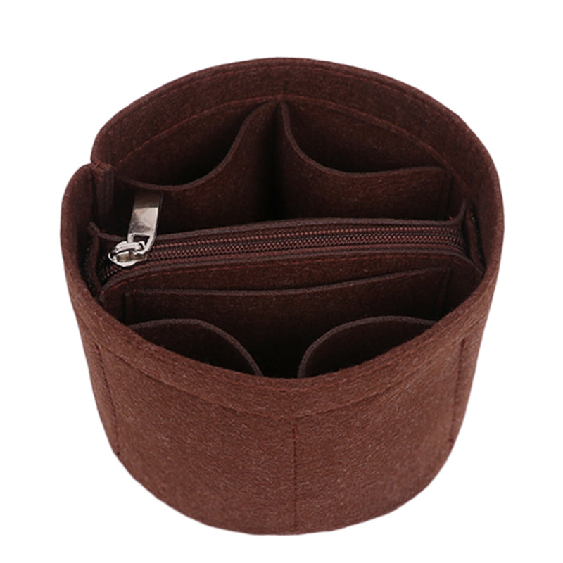 Women Bucket Bag Felt Compartment Liner Makeup Storage Bag