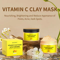 Vitamin C Turmeric Clay Mask for Skin Care