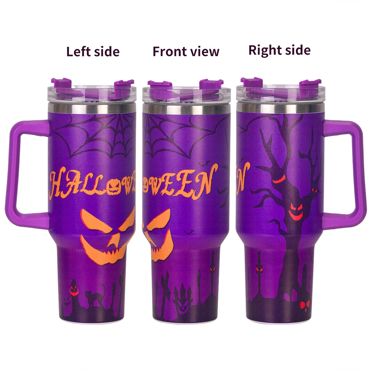 Stainless Steel Insulated Cup 40oz 1200ml Reusable Sports Water Bottle