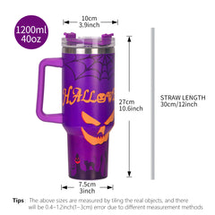 Stainless Steel Insulated Cup 40oz 1200ml Reusable Sports Water Bottle