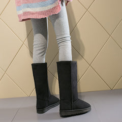 Mid Calf Round Toe Platform Snow Boots Thermal Lightweight Slip On