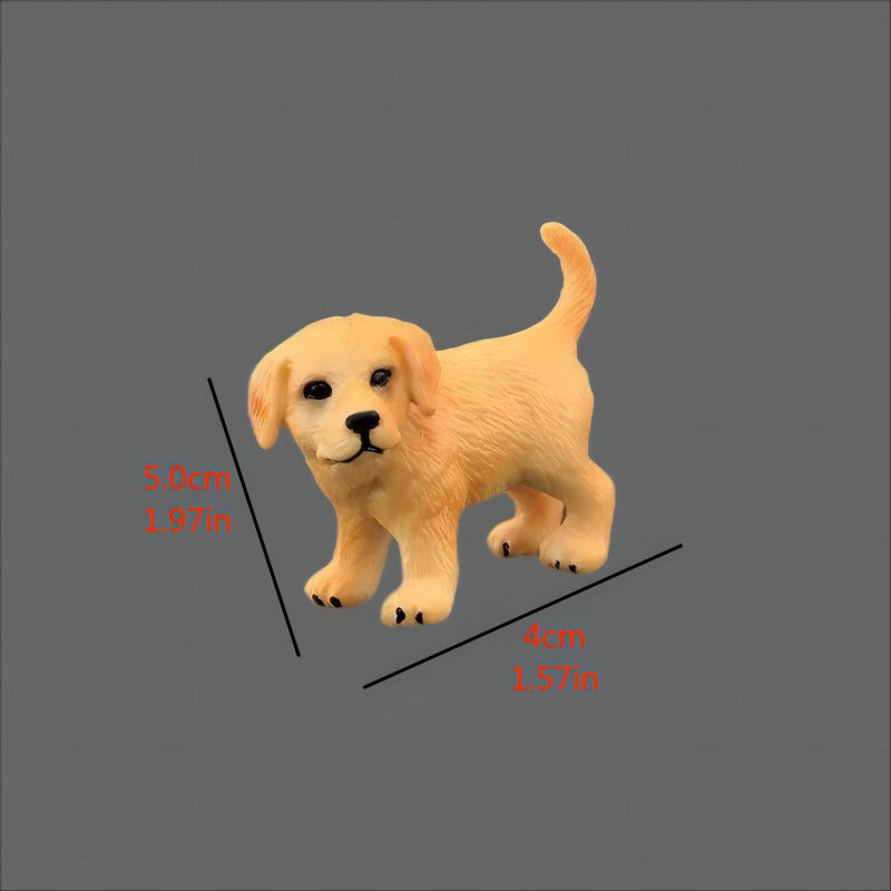 Realistic Golden Retriever Dog Toy Animal Model for Kids - Cute Pet Dog Gift