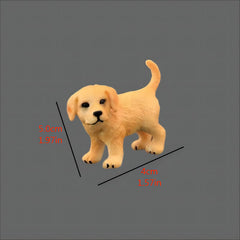 Realistic Golden Retriever Dog Toy Animal Model for Kids - Cute Pet Dog Gift