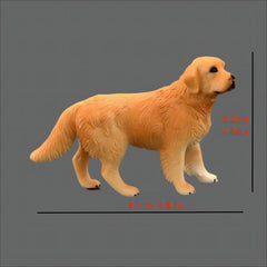 Realistic Golden Retriever Dog Toy Animal Model for Kids - Cute Pet Dog Gift