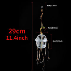 1PC Fishing Hooks Set Baits Cage Basket Feeder Holder Fishhook Tackle