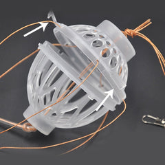 1PC Fishing Hooks Set Baits Cage Basket Feeder Holder Fishhook Tackle