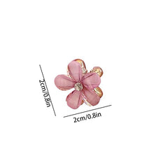 Crystal Flower Bangs Clip Hair Accessories