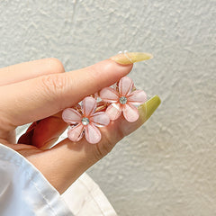 Crystal Flower Bangs Clip Hair Accessories