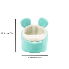 Hamster Mini Bed Chinchilla Pet Nets Plush Soft Hideout Nest