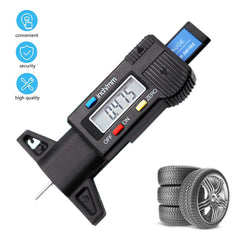 Digital Tyre Tread Depth Gauge Meter Auto Tire Wear Detection Tool
