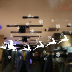 Snowflakes Window Clings Christmas Decor Xmas Party Supplies