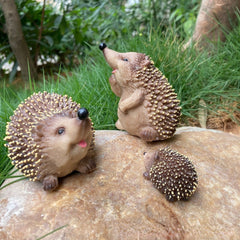 Wild Animal Hedgehog Model Toy - Stealing Melon Badger
