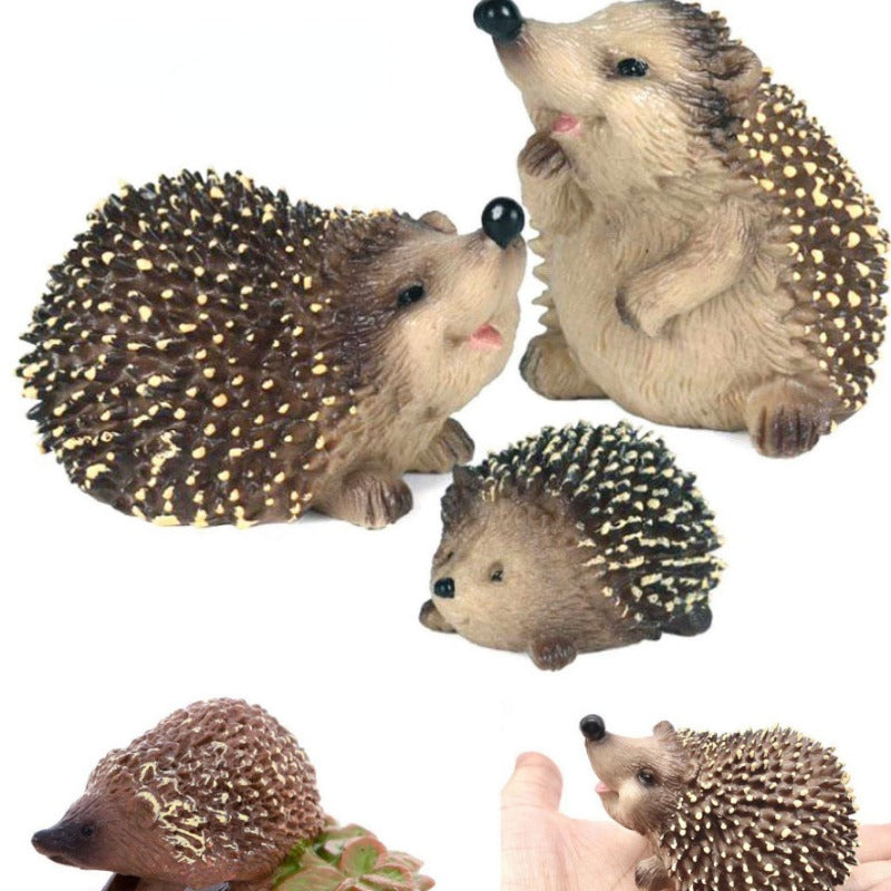 Wild Animal Hedgehog Model Toy - Stealing Melon Badger
