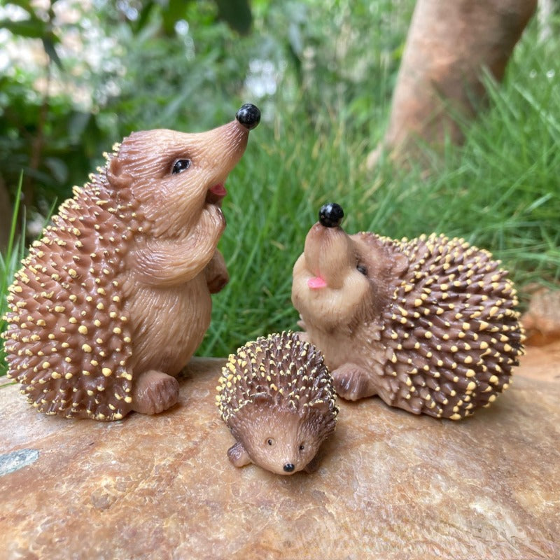 Wild Animal Hedgehog Model Toy - Stealing Melon Badger
