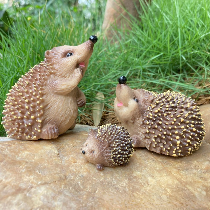 Wild Animal Hedgehog Model Toy - Stealing Melon Badger